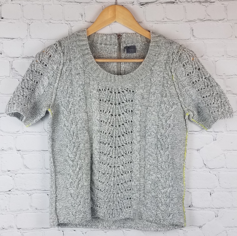 Sparkle & Fade Short Sleeve Sweater